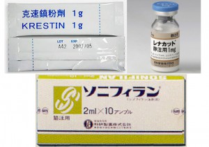 medicinal mushrooms anticancer drugs from shiitake, trametes versicolor and schizophyllum commune